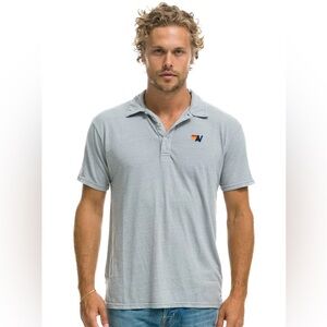 Aviator Nation Gray Men’s Polo XXL